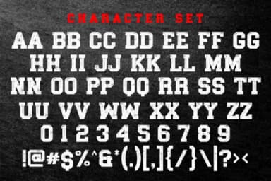 Grunge Scratch by Eystore — Slab Serif Font — thumbnail 5