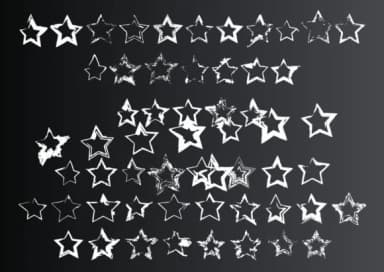 Grunge Stars by GraphicsBam Fonts — Dingbats Font — thumbnail 2