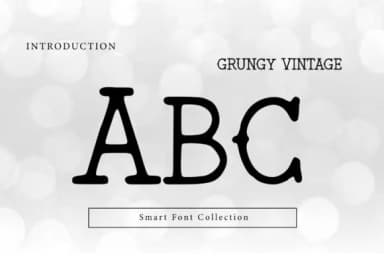 Grungy Vintage by Wow Magic — Slab Serif Font — thumbnail 2