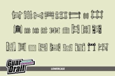 Guardrail by onoborgol — Dingbats Font — thumbnail 3