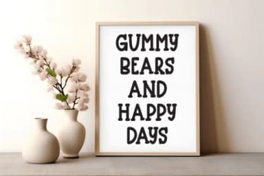 Gummy Meadow by Letterayu — Slab Serif Font — thumbnail 2