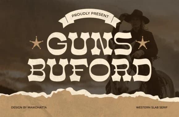 Gunsbuford by maikofarazhatta — Slab Serif Font