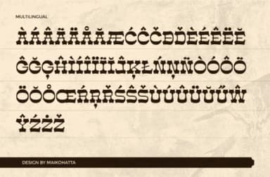 Gunsbuford by maikofarazhatta — Slab Serif Font — thumbnail 4