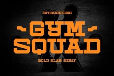 Gym Squad by Intype Studio — Slab Serif Font — thumbnail 1