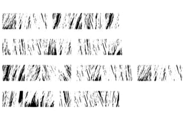 Hair Textured Glyphs by GraphicsBam Fonts — Dingbats Font — thumbnail 4