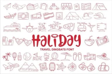 Haliday by edywiyonopp — Dingbats Font — thumbnail 1