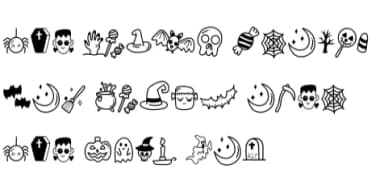 Halloween by Sirinart — Dingbats Font — thumbnail 7