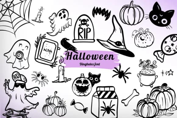 Halloween by CHANOK — Dingbats Font