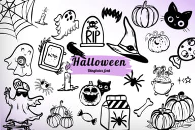 Halloween by CHANOK — Dingbats Font — thumbnail 1