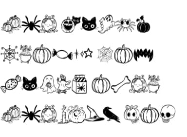 Halloween by CHANOK — Dingbats Font — thumbnail 8