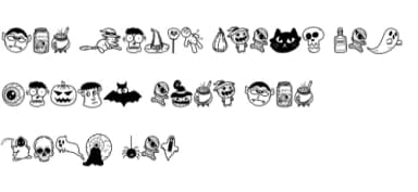 Halloween by Natchuta — Dingbats Font — thumbnail 8