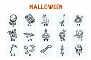 Halloween by Suphitchaya — Dingbats Font — thumbnail 3