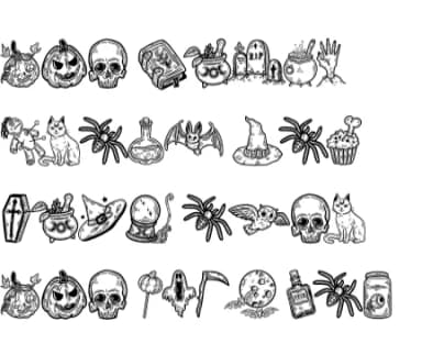 Halloween by Suphitchaya — Dingbats Font — thumbnail 8