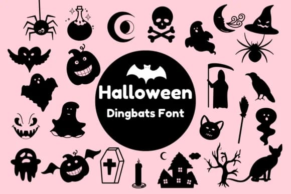 Halloween by Nun Sukhwan — Dingbats Font