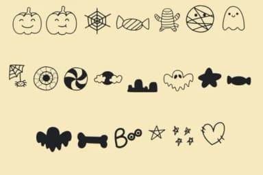 Halloween by Foam-Design Store — Dingbats Font — thumbnail 2