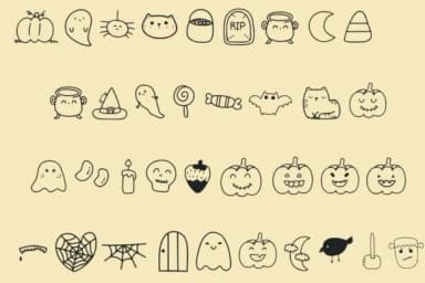 Halloween by Foam-Design Store — Dingbats Font — thumbnail 3
