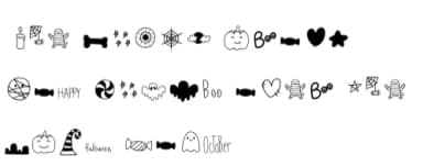 Halloween by Foam-Design Store — Dingbats Font — thumbnail 6