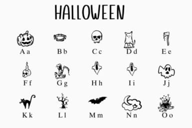 Halloween by Nongyao — Dingbats Font — thumbnail 2