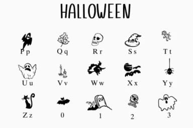 Halloween by Nongyao — Dingbats Font — thumbnail 3