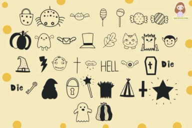 Halloween by Foam-Design Store — Dingbats Font — thumbnail 3