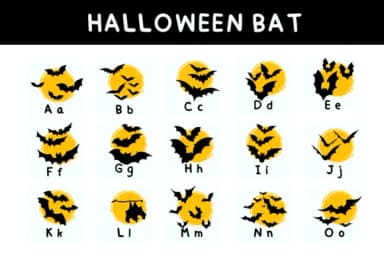 Halloween Bat by Bee piyanuch — Dingbats Font — thumbnail 2