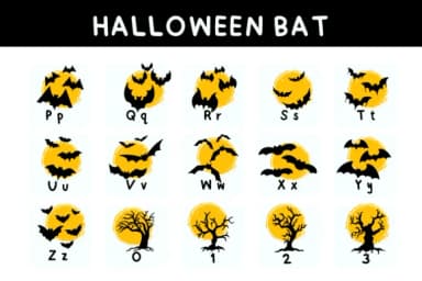 Halloween Bat by Bee piyanuch — Dingbats Font — thumbnail 3