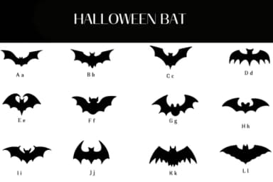 Halloween Bat by Heartcraft Atelier — Dingbats Font — thumbnail 2