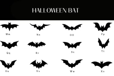 Halloween Bat by Heartcraft Atelier — Dingbats Font — thumbnail 3