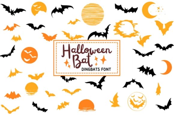 Halloween Bat by PraewDesigns — Dingbats Font