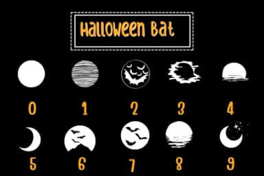 Halloween Bat by PraewDesigns — Dingbats Font — thumbnail 4