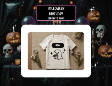 Halloween Birthday by Distiny4919 — Dingbats Font — thumbnail 6