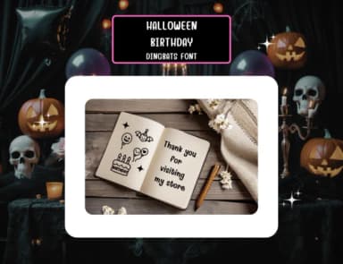 Halloween Birthday by Distiny4919 — Dingbats Font — thumbnail 8