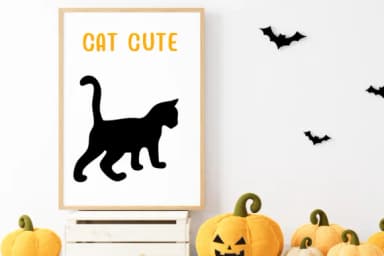 Halloween Black Cat by PraewDesigns — Dingbats Font — thumbnail 6