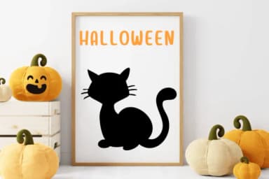 Halloween Black Cat by PraewDesigns — Dingbats Font — thumbnail 7