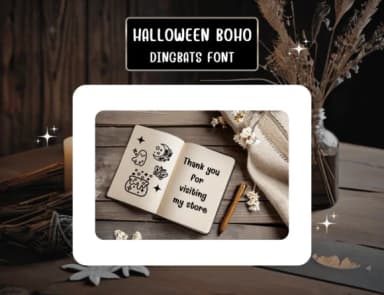 Halloween Boho by Distiny4919 — Dingbats Font — thumbnail 8