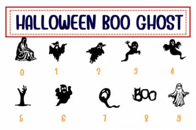 Halloween Boo Ghost by PraewDesigns — Dingbats Font — thumbnail 4