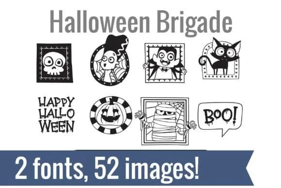 Halloween Brigade Dingbats by Illustration Ink — Dingbats Font