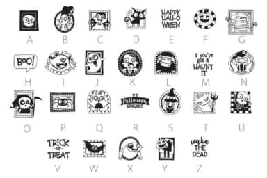 Halloween Brigade Dingbats by Illustration Ink — Dingbats Font — thumbnail 3