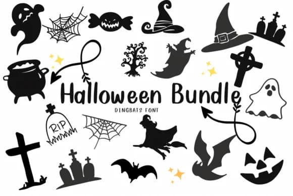Halloween Bundle by CHANOK — Dingbats Font