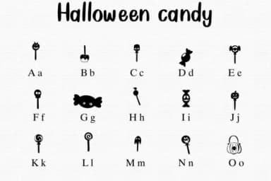 Halloween Candy by Nongyao — Dingbats Font — thumbnail 2