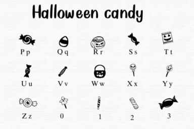 Halloween Candy by Nongyao — Dingbats Font — thumbnail 3