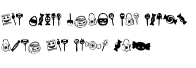 Halloween Candy by Nongyao — Dingbats Font — thumbnail 8