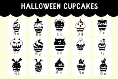 Halloween Cupcakes by Natchuta — Dingbats Font — thumbnail 2