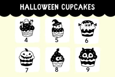 Halloween Cupcakes by Natchuta — Dingbats Font — thumbnail 4