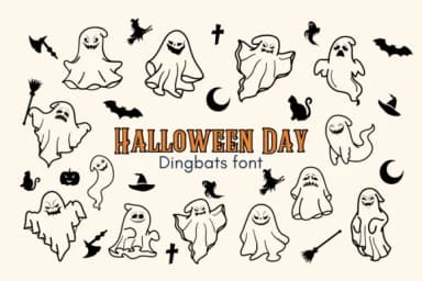 Halloween Day by Nun Sukhwan — Dingbats Font — thumbnail 1