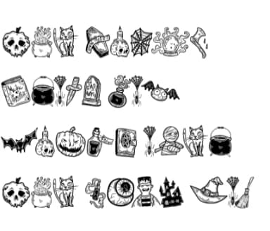Halloween Day by Suphitchaya — Dingbats Font — thumbnail 8