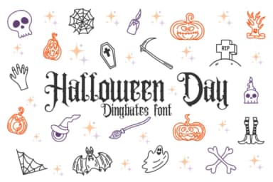 Halloween Day by Chonada — Dingbats Font — thumbnail 1