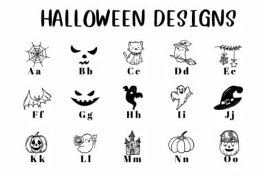 Halloween Designs by CHANOK — Dingbats Font — thumbnail 2