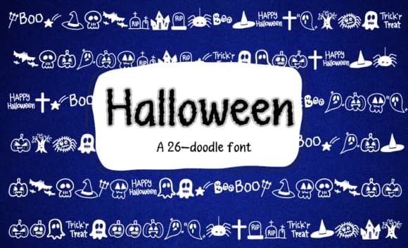 Halloween Doodle by LalavaStudio — Dingbats Font