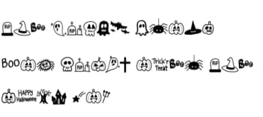 Halloween Doodle by LalavaStudio — Dingbats Font — thumbnail 6